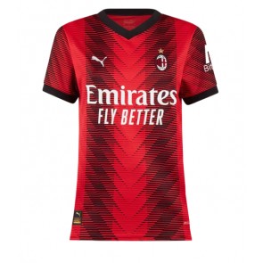 AC Milan kläder Kvinnor 2023-24 Hemmatröja Kortärmad